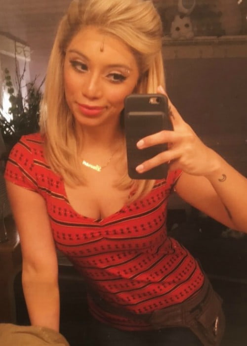 Kirstie Maldonado in a selfie as seen in February 2018