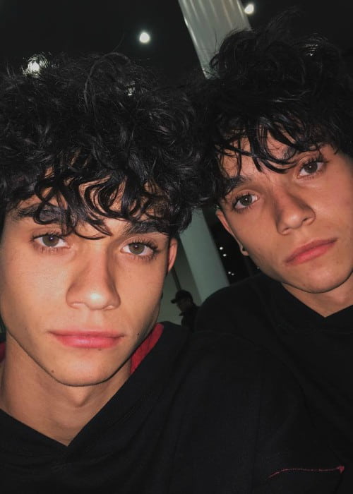 Lucas Dobre (Right) and Marcus Dobre in a selfie in November 2016