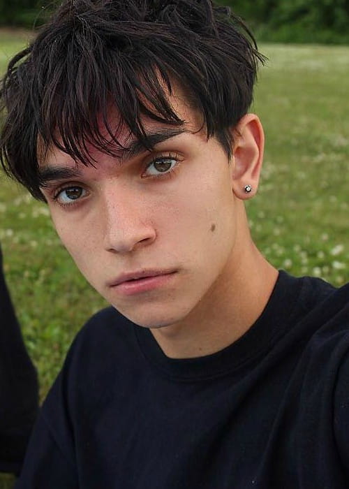 Lucas Dobre in an Instagram selfie in July 2017