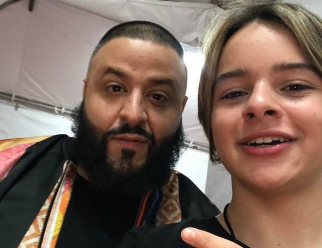 Mace Coronel (Right) and DJ Khaled in a selfie in March 2017