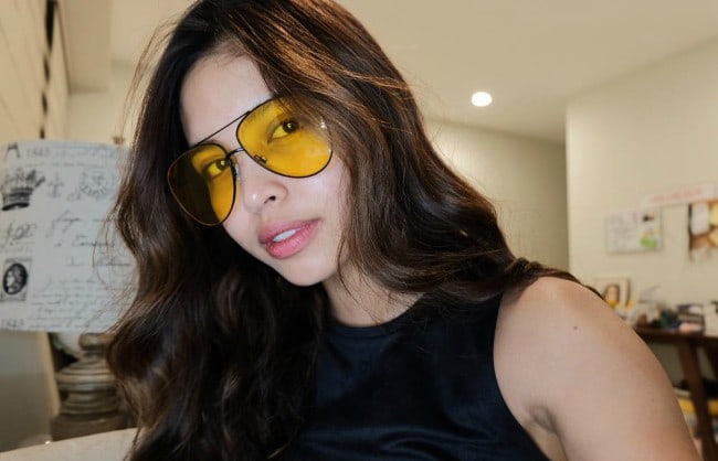 Maine Mendoza in a selfie in June 2017