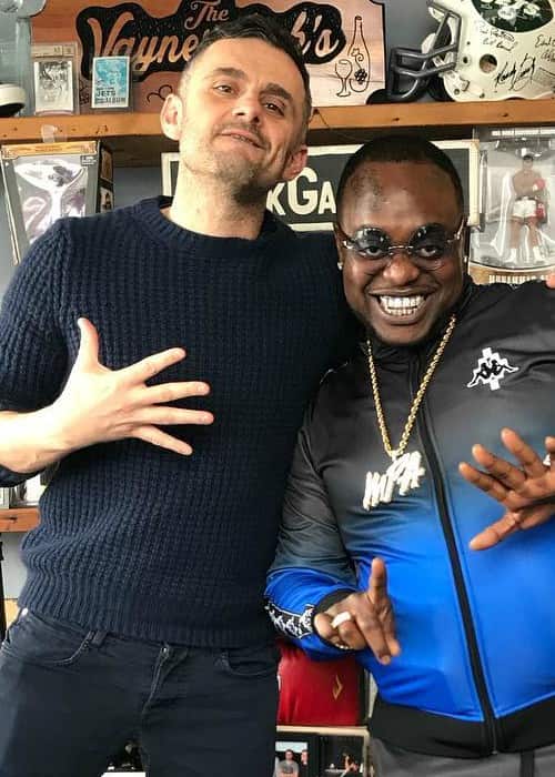 Peewee Longway (Right) and Gary Vaynerchuk as seen in April 2018