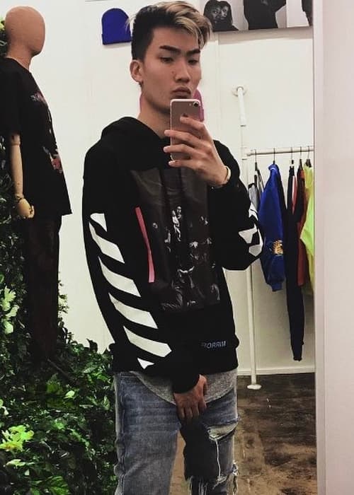 RiceGum in a selfie in February 2017