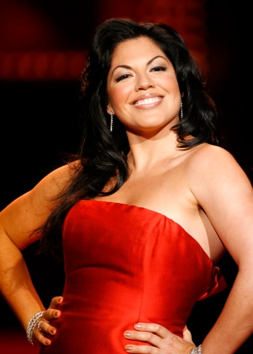 Sara Ramirez at The Heart Truth Fashion Show in January 2008