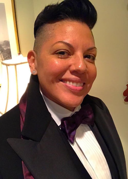 Sara Ramirez in a selfie in January 2018