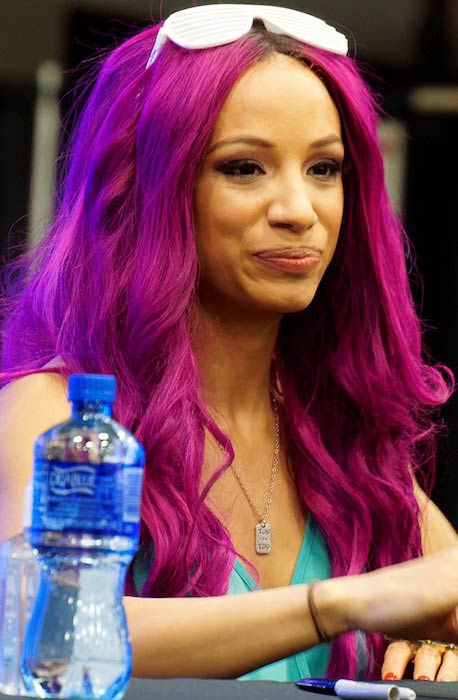 Sasha Banks during the WrestleMania 32 Axxess on April 2, 2016