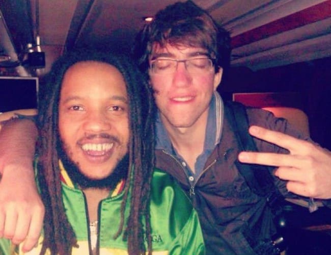 Stephen Marley (Left) and Guillaume Simonin as seen in December 2013