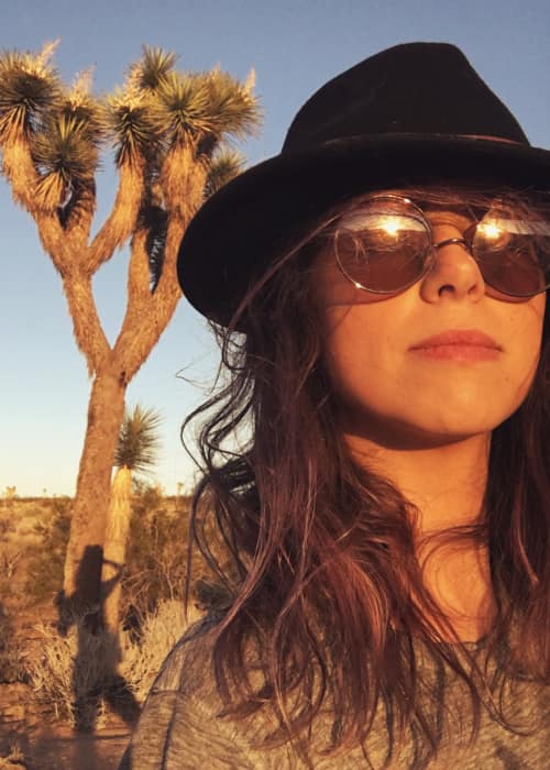 Stevie Boebi at Joshua Tree National Park in February 2018