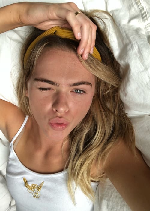 Summer McKeen in an Instagram selfie in May 2018