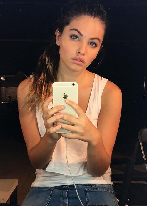 Thylane Blondeau in a selfie as seen in October 2016