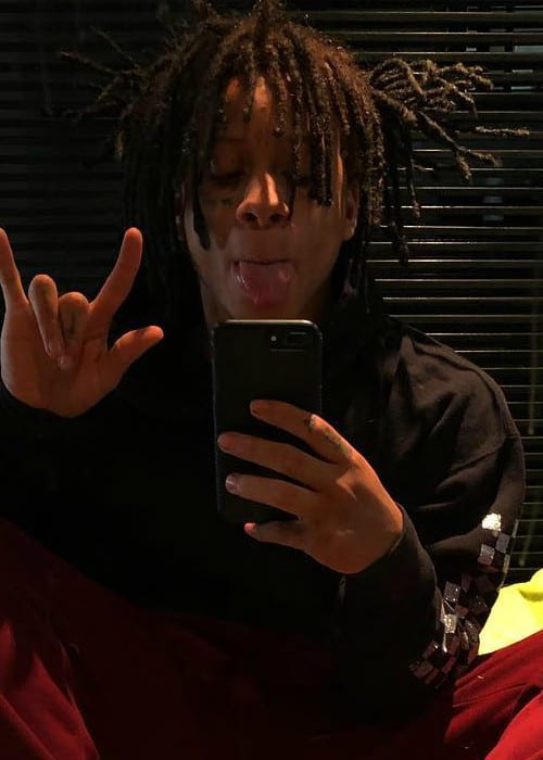 Trippie Redd in a selfie in November 2017