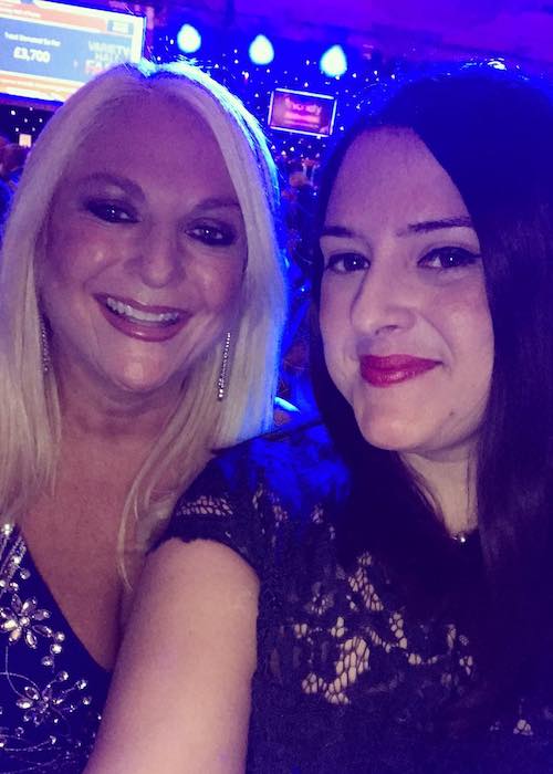 Vanessa Feltz in a fan picture at London Hilton on Park Lane in October 2016