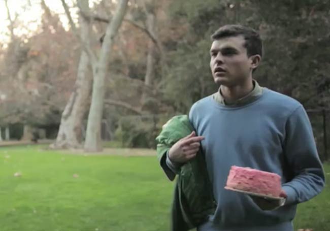 Alden Ehrenreich in a still from "Running Wild" in 2015