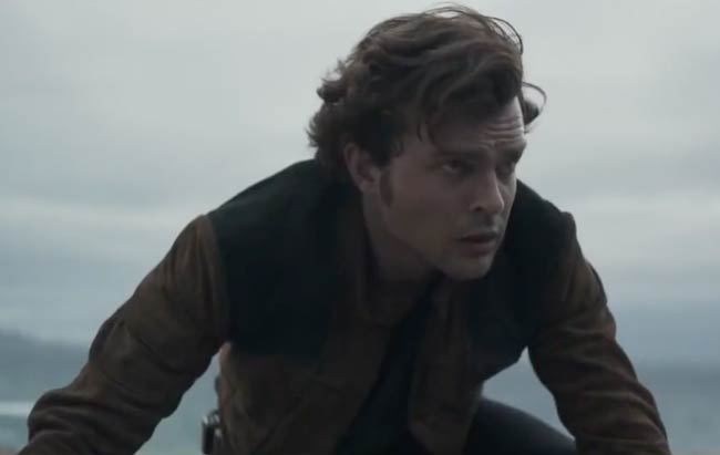 Alden Ehrenreich in a still from 2018 film "Solo: A Star Wars Story"