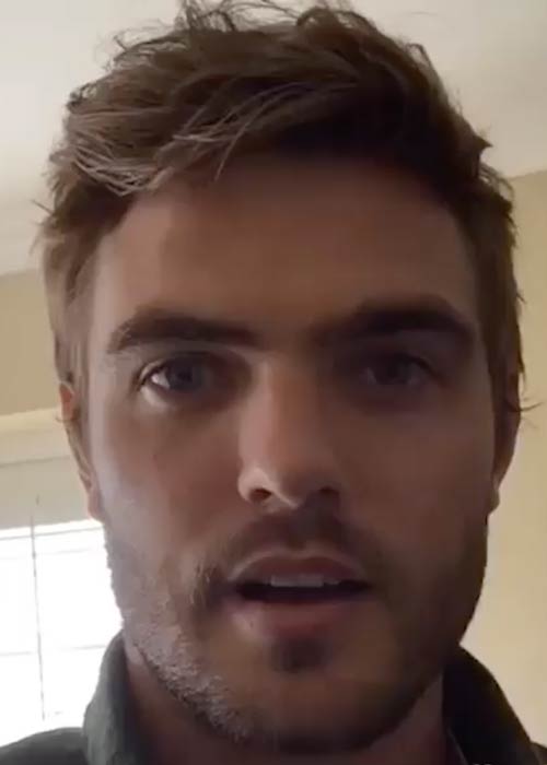 Alex Roe talking about #MakeWaves in a January 2016 video