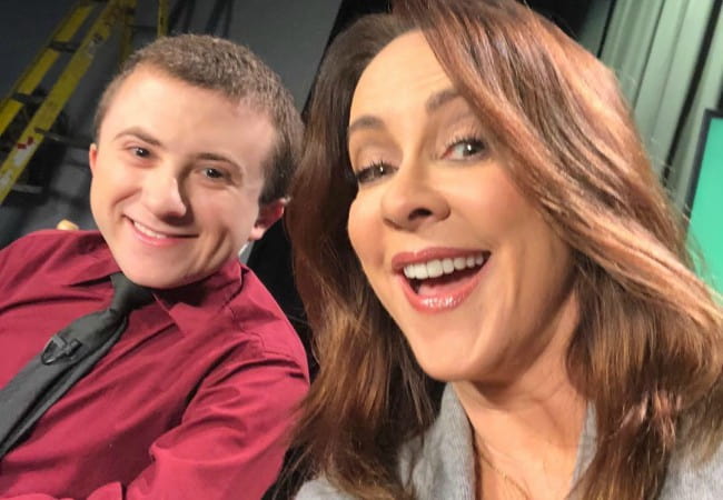 Atticus Shaffer And Patricia Heaton As Seen In December 2017 