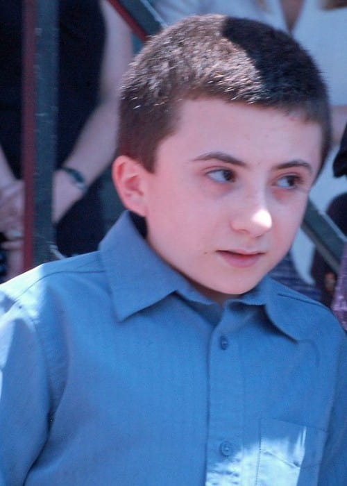 Atticus Shaffer at a ceremony in May 2012