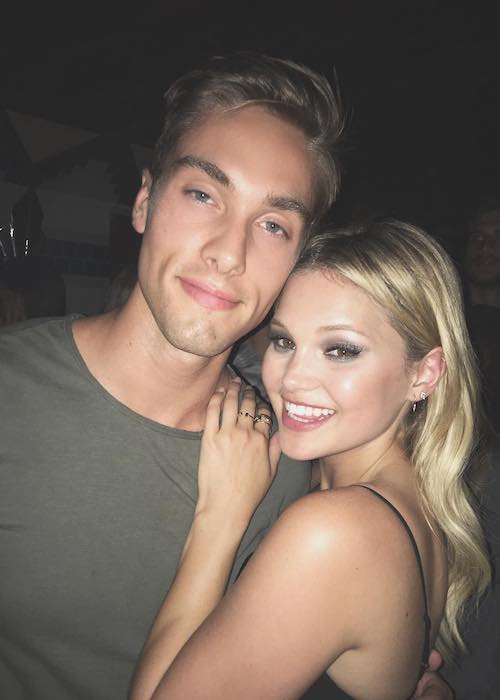 Austin North and Olivia Holt at The Roxy Theatre in July 2016
