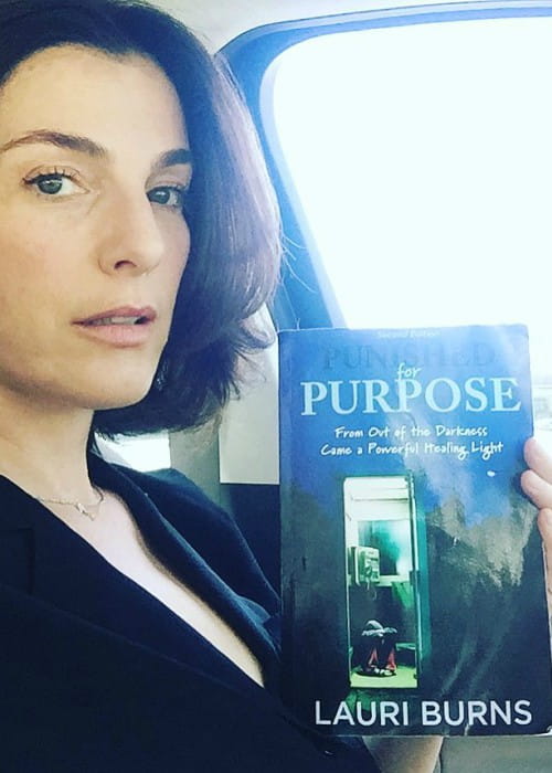 Ayelet Zurer promoting Punished for Purpose book in an Instagram post in May 2017