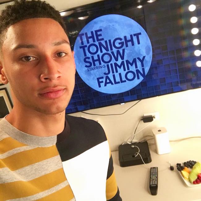 Ben Simmons at The Tonight Show Starring Jimmy Fallon in June 2016