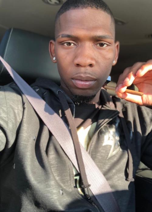 BlocBoy JB in a car selfie in April 2018