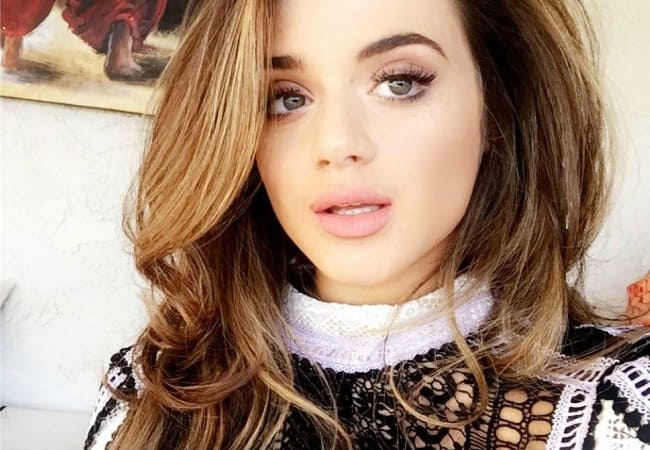 Brielle Barbusca in a selfie in April 2017