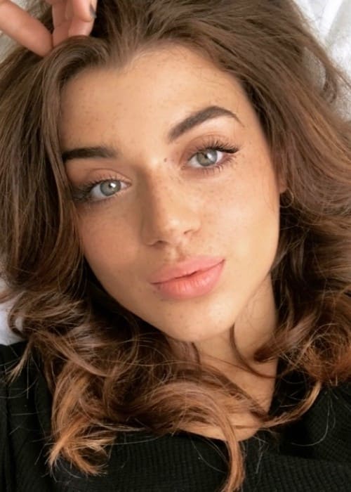 Brielle Barbusca in an Instagram selfie as seen in May 2018