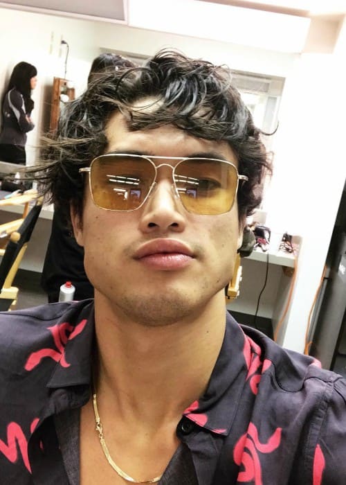 Charles Melton in a selfie as seen in May 2018