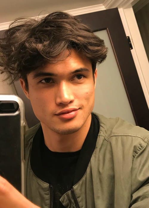 Charles Melton in an Instagram selfie as seen in March 2018