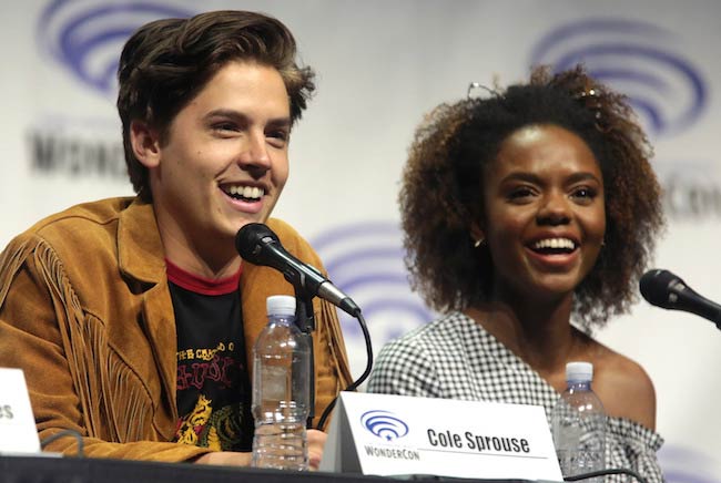 Cole Sprouse (Left) and Ashleigh Murray at the 2017 WonderCon