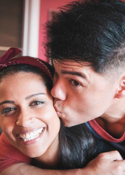 Dominic Sandoval and Lilly Singh as seen in September 2017