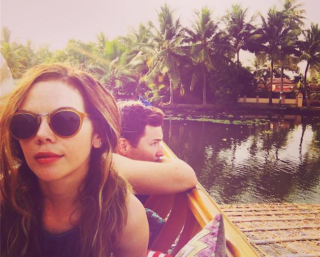 Dreama Walker on a vacation in Kerala, India in January 2017