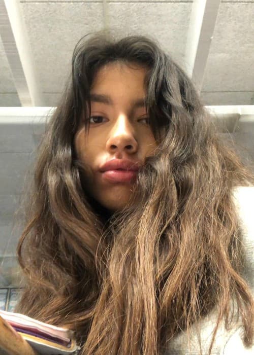 Ellie Hiyar in a selfie in April 2018