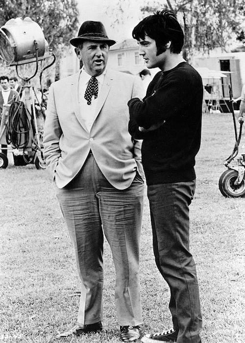 Elvis Presley and Colonel Tom Parker in 1969