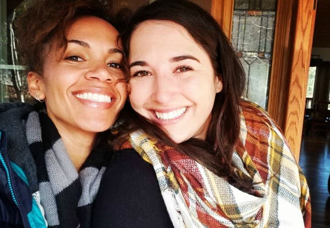 Erica Luttrell (Left) and Jessie as seen in December 2017