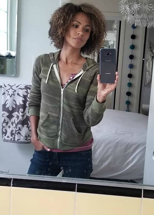 Erica Luttrell in a selfie in March 2018