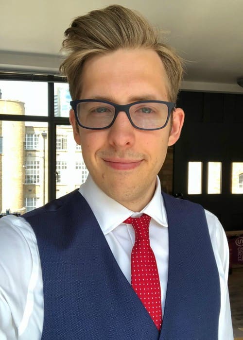 Evan Edinger in an Instagram selfie as seen in May 2018