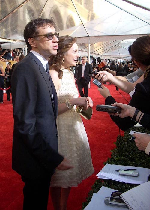 Fred Armisen and Elizabeth Moss at the 15th Screen Actors Guild Awards in 2009