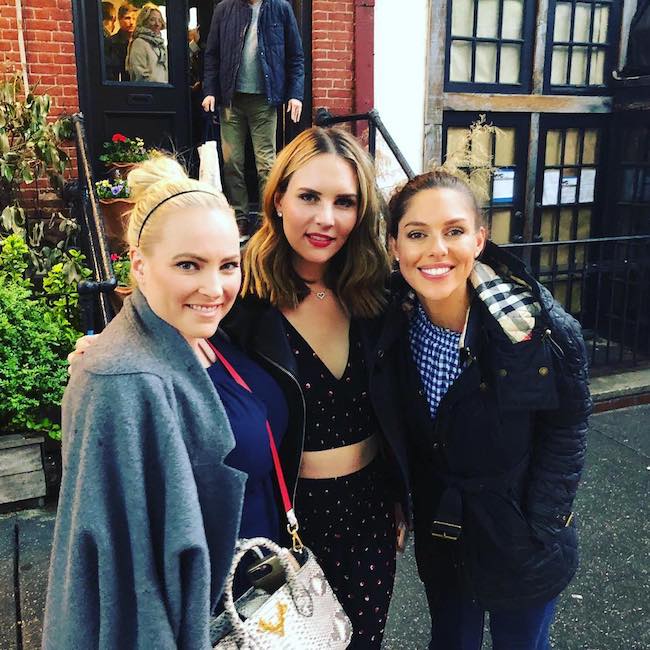 (From Right) Abby Huntsman, Elizabeth Huntsman, and Meghan McCain as seen in May 2018