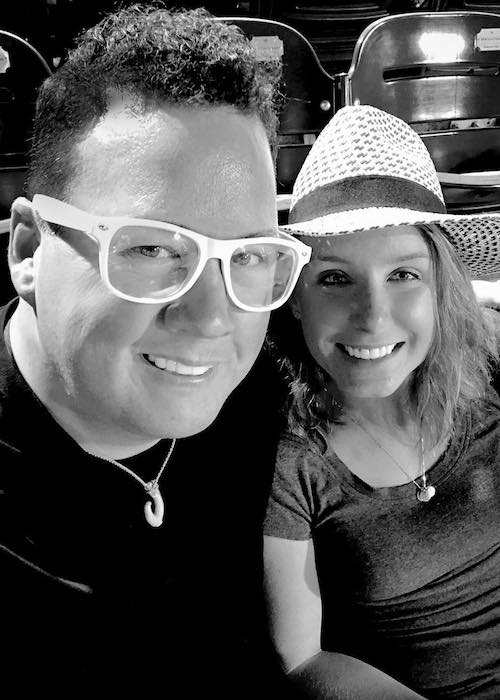 Graham Elliot with spouse Allie Elliot in June 2018