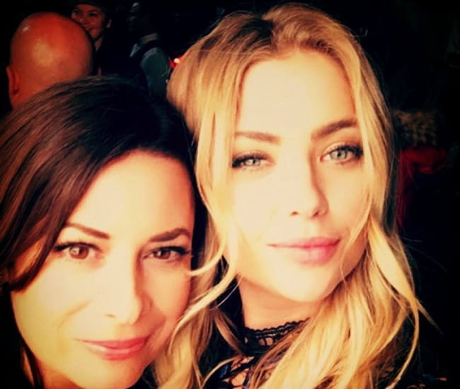 Holly Marie Combs (Left) and Ashley Benson in a selfie in October 2016