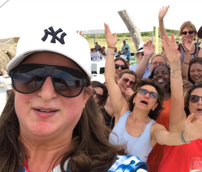 Honey G performing at a Beach Party in Rome in May 2018