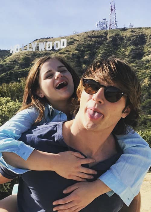 Jacob Elordi and Joey King as seen in April 2017