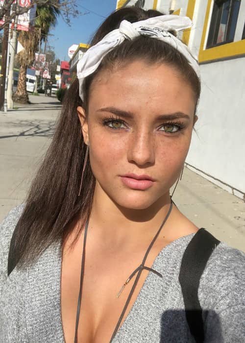 Jade Chynoweth in a selfie as seen in April 2018