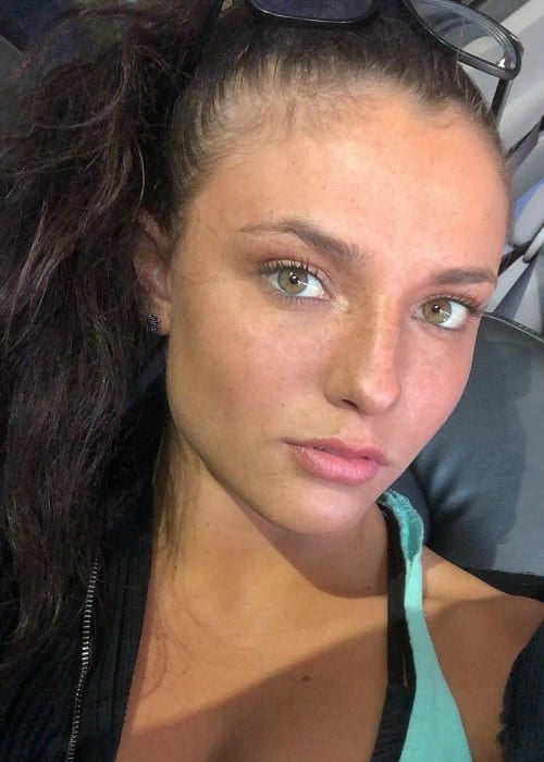 Jade Chynoweth in an Instagram selfie as seen in May 2018