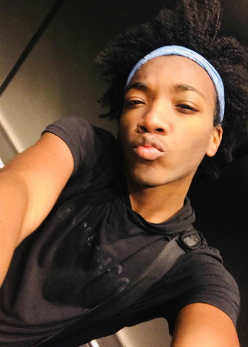 Jaheem Toombs in a selfie in May 2018