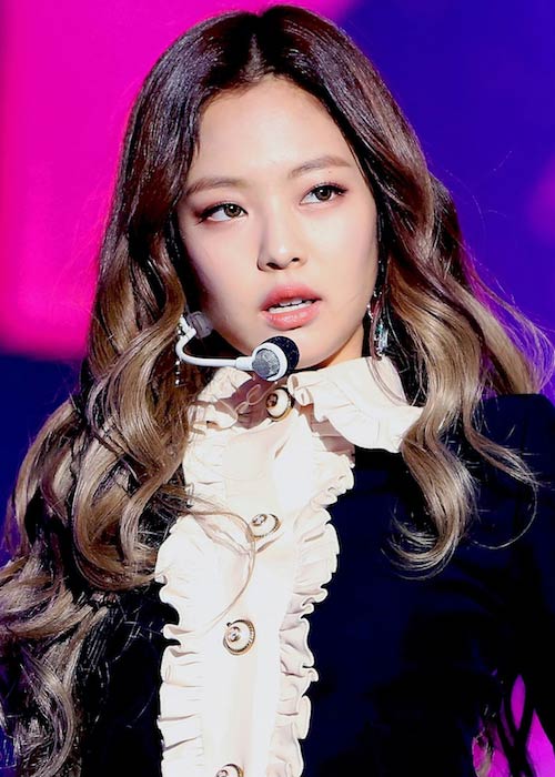 Jennie Kim during SAF SBS Gayo Daejun in December 2016