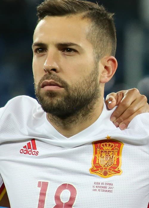 Jordi Alba as seen in November 2017