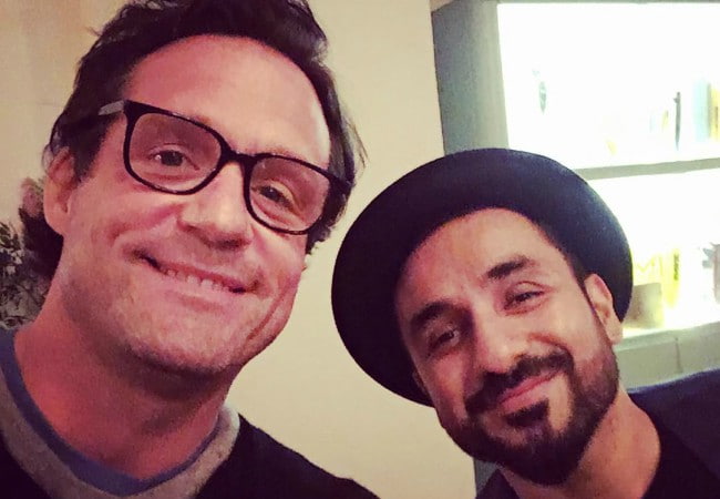 Josh Hopkins (Left) and Vir Das in a selfie in March 2018