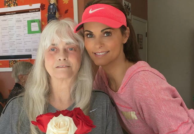 Karen McDougal with her mother as seen in November 2017